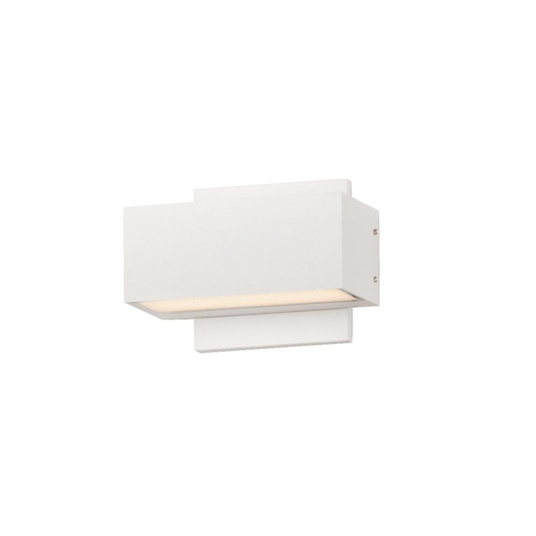 Blok 6.75 Inch Outdoor Wall Sconce – White – E23217-WT