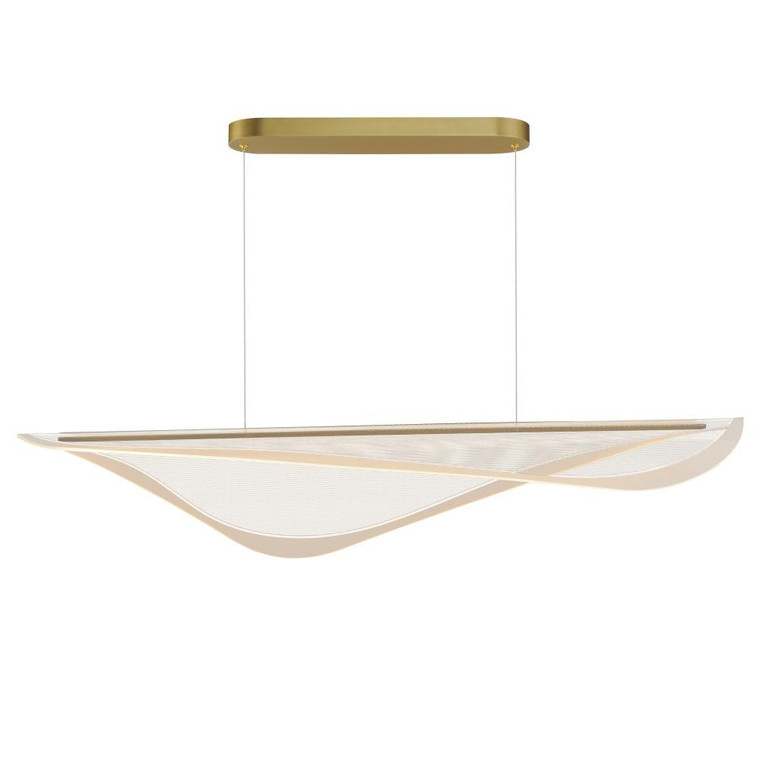 9.75 Inch Linear Pendant – Gold