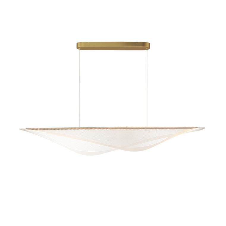 Manta 9.75 Inch Linear Pendant – Gold – E24716-144GLD