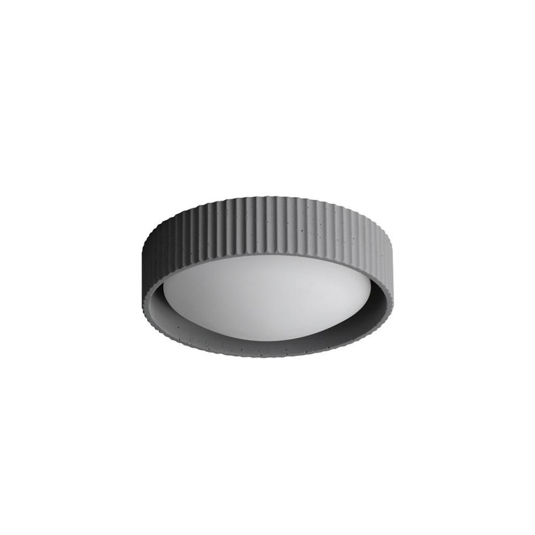 Souffle 10.5 Inch Flush Mount Ceiling Light – Gray – E25050-GY