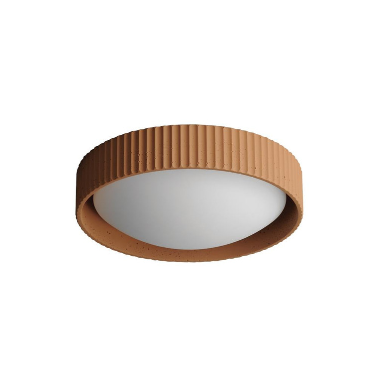 Et2 Souffle Flush Mount Ceiling Light Fixture – Terra Cotta