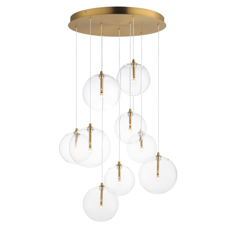 Global 22.25 Inch Multi – Natural Aged Brass – E25077-18NAB