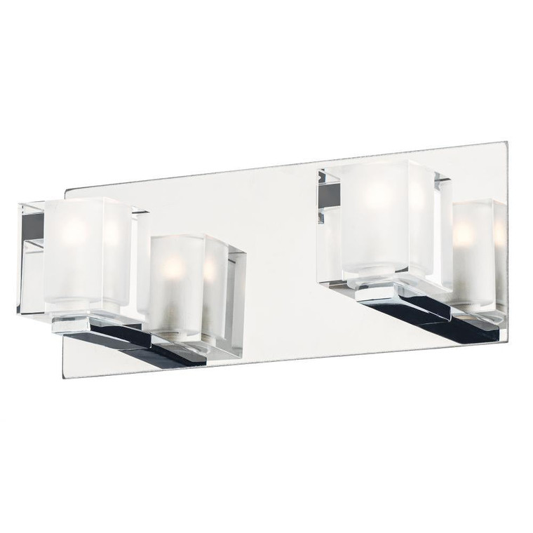 11.75 Inch Wall Sconce – Polished Chrome