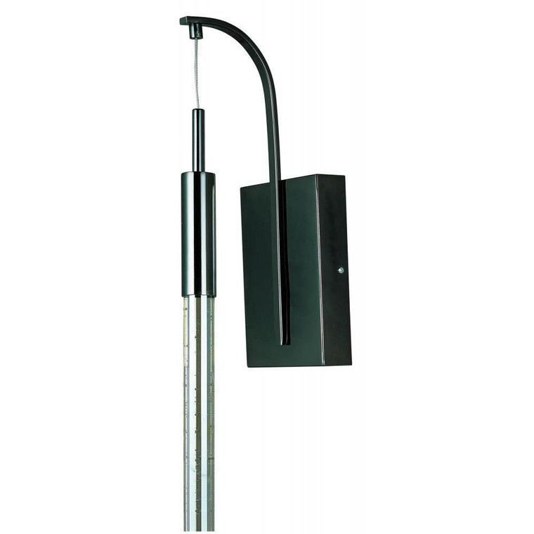 4.5 Inch Wall Sconce – Black Chrome