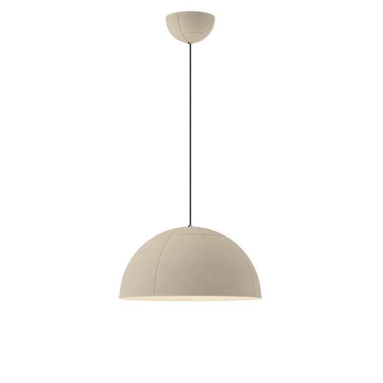 Wimbledon 16 Inch Single Pendant – Light Cream – E34614-LC