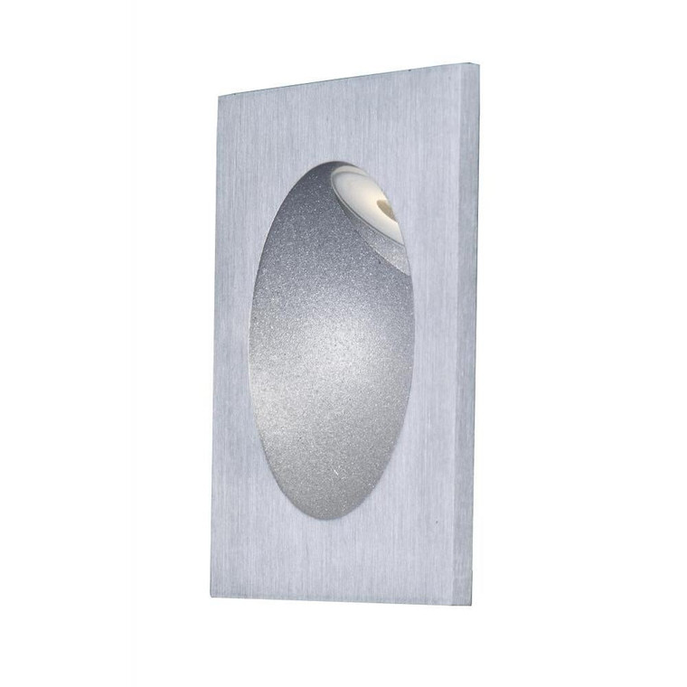 3.25 Inch Outdoor Wall Light – Satin Aluminum