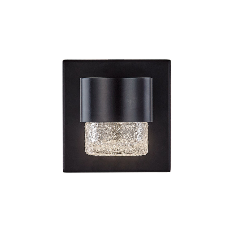 Copenhagen 5-in Black LED Exterior Wall Sconce