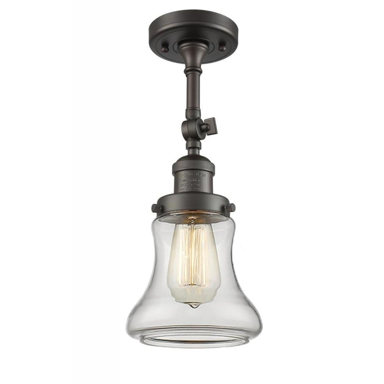 Bellmont - 1 Light - 6 inch - Oil Rubbed Bronze - Adjustable Semi-Flush Mount