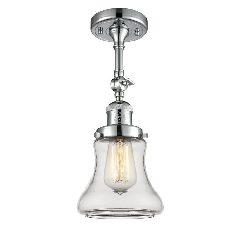 Bellmont - 1 Light - 6 inch - Polished Chrome - Adjustable Semi-Flush Mount