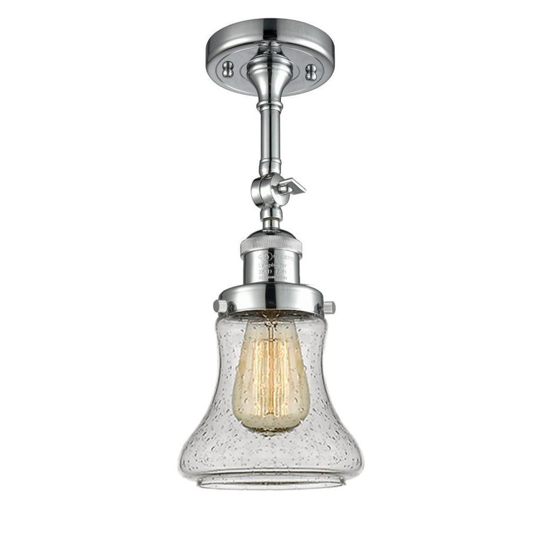 Bellmont - 1 Light - 6 inch - Polished Chrome - Adjustable Semi-Flush Mount