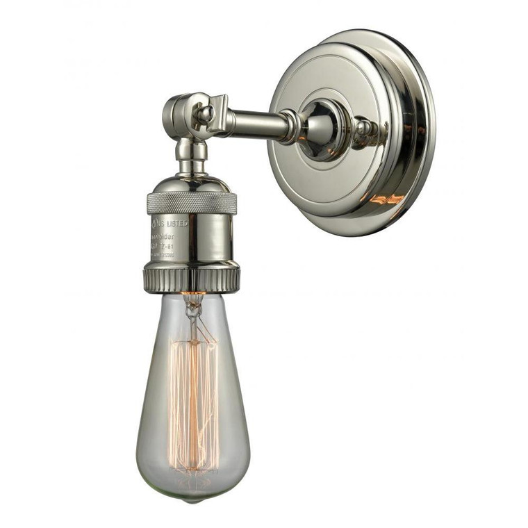 Bare Bulb 1 Light Sconce