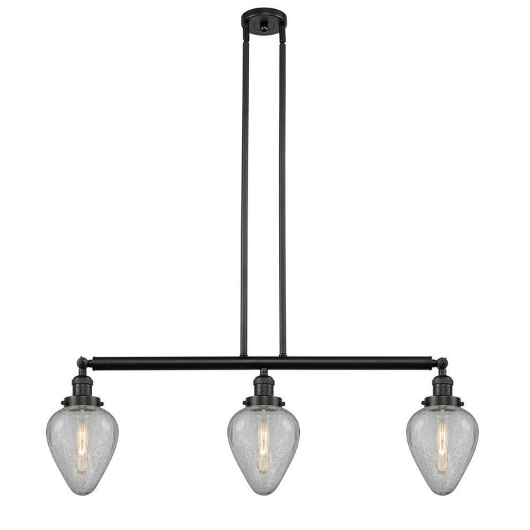 Geneseo - 3 Light - 38 inch - Oil Rubbed Bronze - Stem Hung - Adjustable Island Light