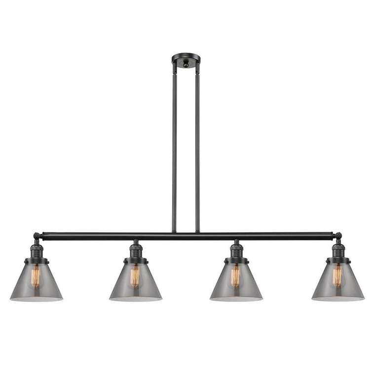 Cone - 4 Light - 52 inch - Oil Rubbed Bronze - Stem Hung - Island Light