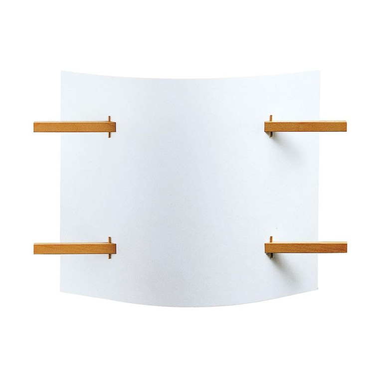 Folio Beech Wood Wall Sconce