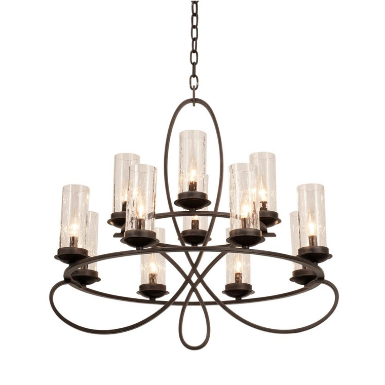 Grayson 12 Light Luxury Crystal Chandelier – Pearl Silver