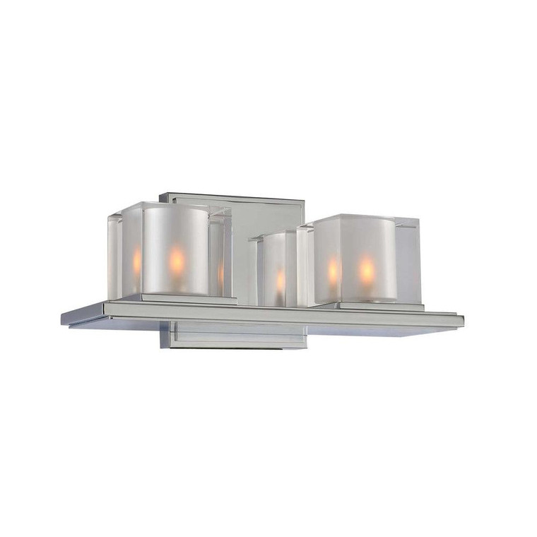 Naples 13 Inch Bath Vanity Light – Satin Nickel – 306432CH