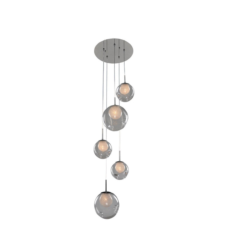 Meteor 15 Inch Pendant – Chrome – 309541CH/CLEAR