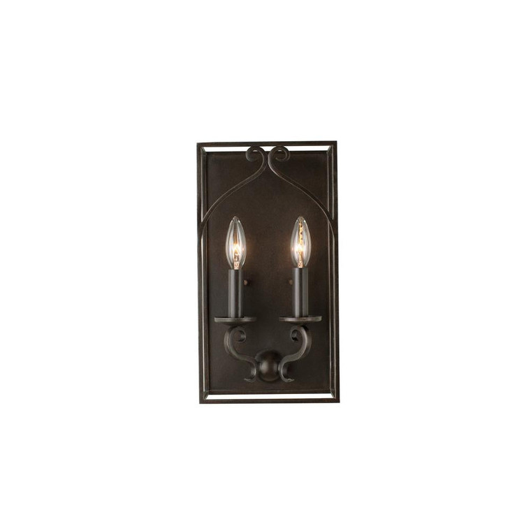 Somers 8 Inch Wall Sconce – Heirloom Bronze – 508220HB