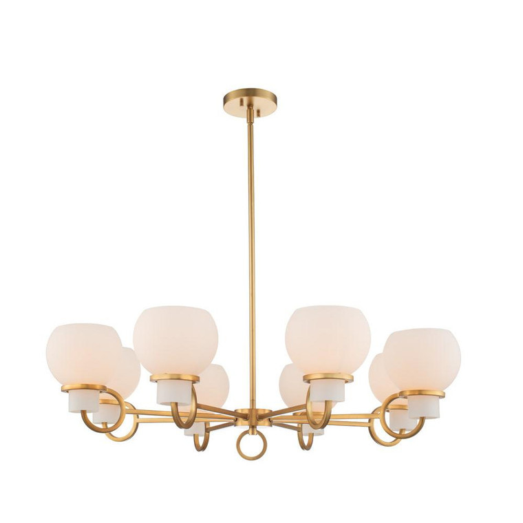Ascher 34 Inch Chandelier – Winter Brass – 513073WB