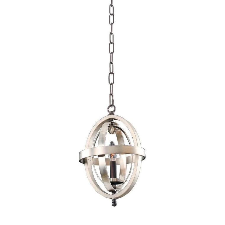 Rothwell 9 Inch Wall Sconce – Polished Satin Nickel – 6590PSN