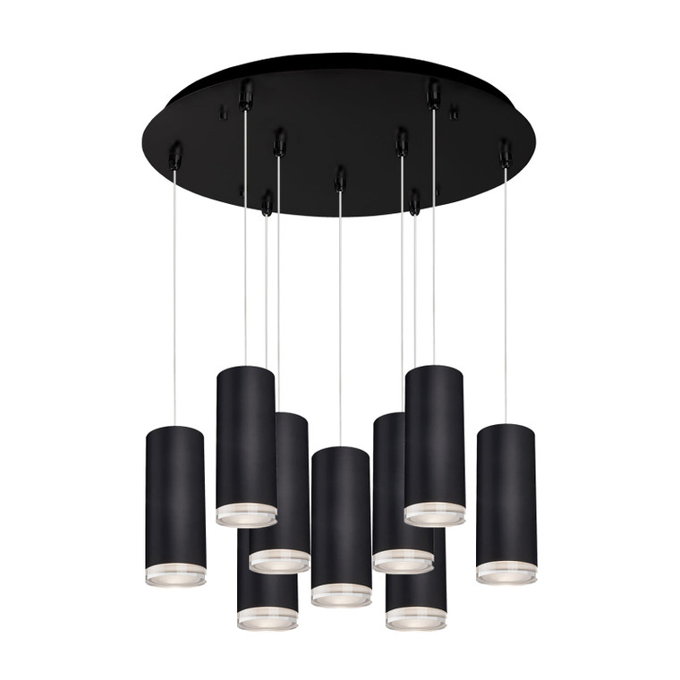 Cameo, Multi Pendant, 17.75" – Black – MP401431BK-09