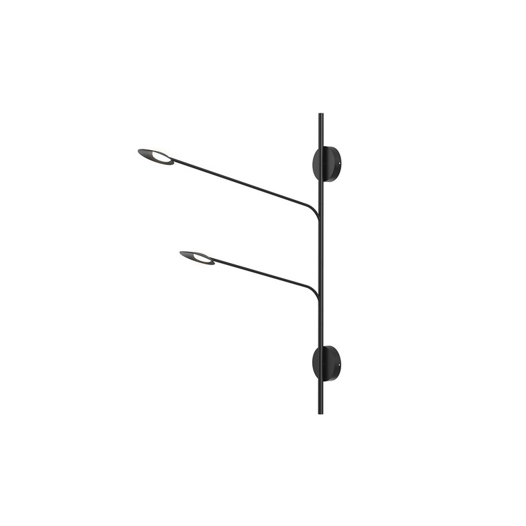 Rotaire, Wall Sconce, 4.62" – Black – WS90102-BK-UNV