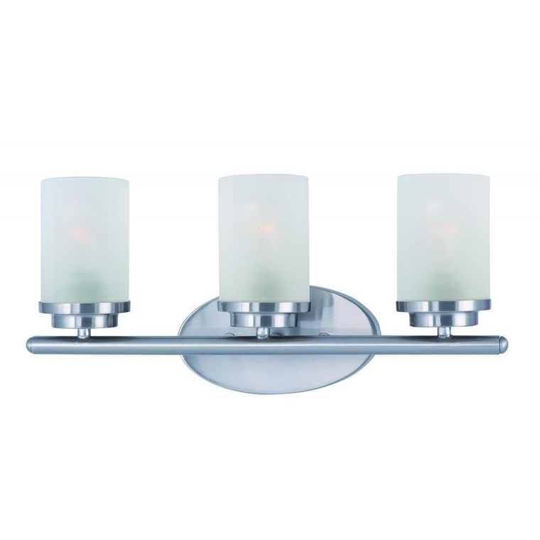 Corona 19.25 Inch Bathroom Vanity - Satin Nickel