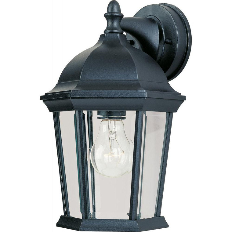 Builder Cast 8 Inch Outdoor Wall Lantern – Black