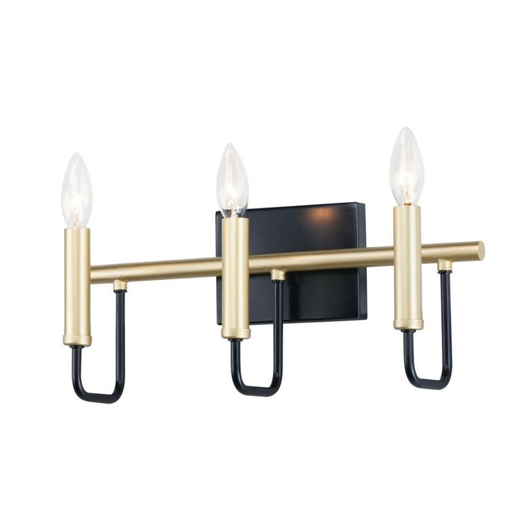 Sullivan nan Bathroom Vanity - Black / Gold