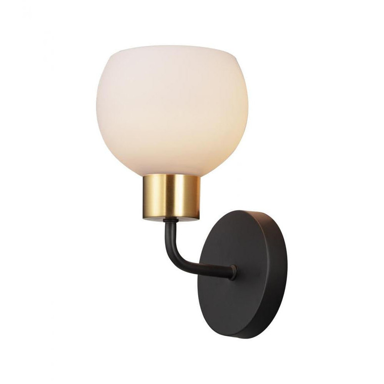 Coraline 6 Wall Sconce - Bronze / Satin Brass