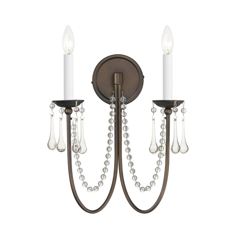 Plumette 14 Wall Sconce - Chestnut Bronze