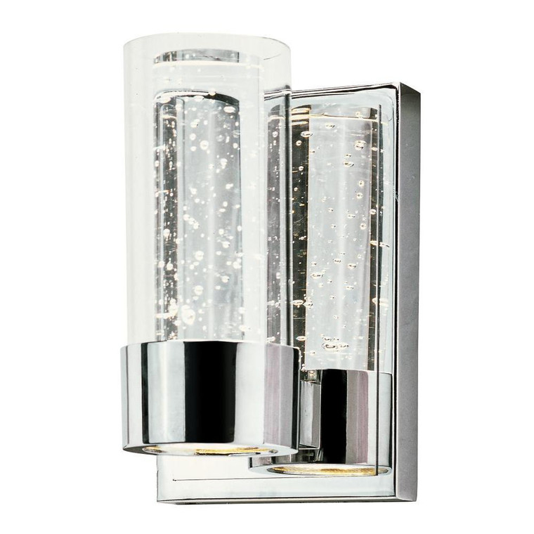 Sync 5 Inch Bathroom Wall Sconce - Polished Chrome