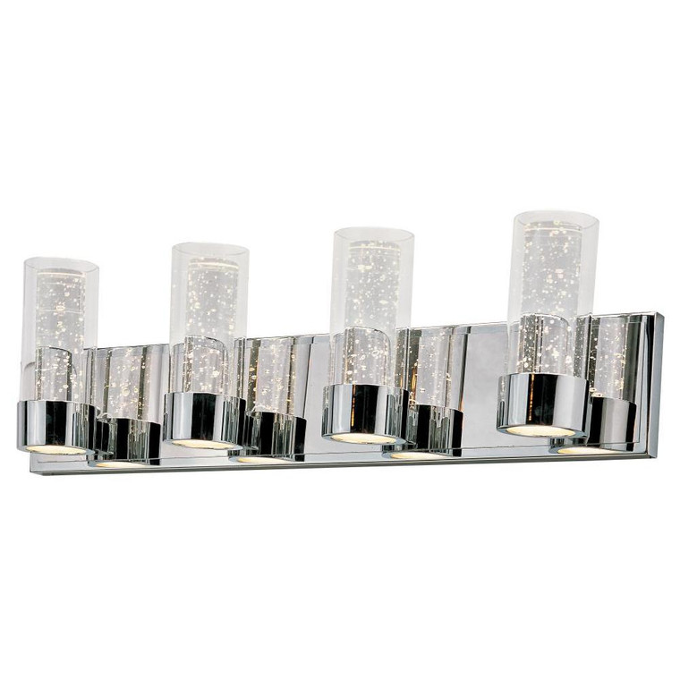 Sync 27 Inch Bathroom Vanity - Polished Chrome