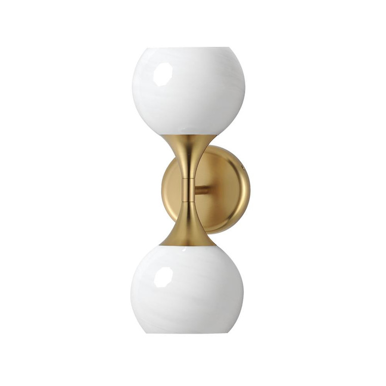 Neve 6 Wall Sconce - Natural Aged Brass