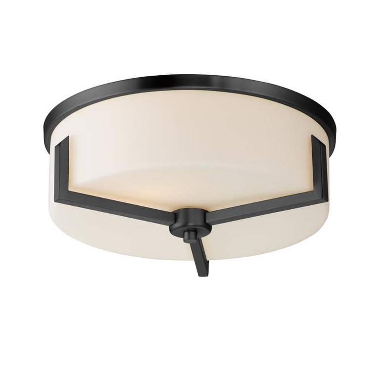 Dart 14 Inch Flush Mount Light – Black
