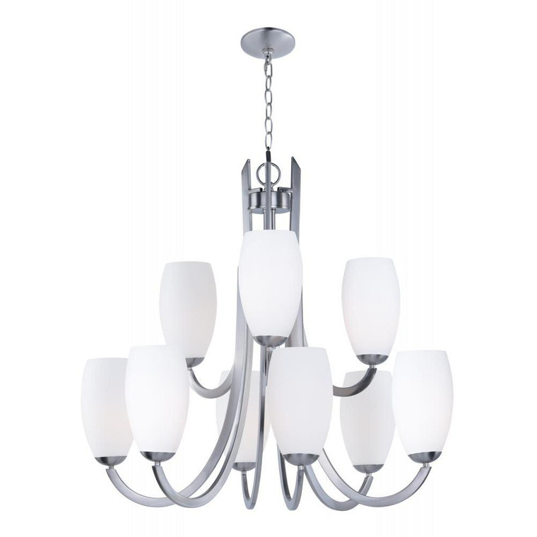 Taylor 31.5 Inch Chandelier – Satin Nickel