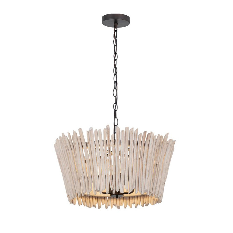 Baywood 24 Inch Chandelier – Textured Bronze
