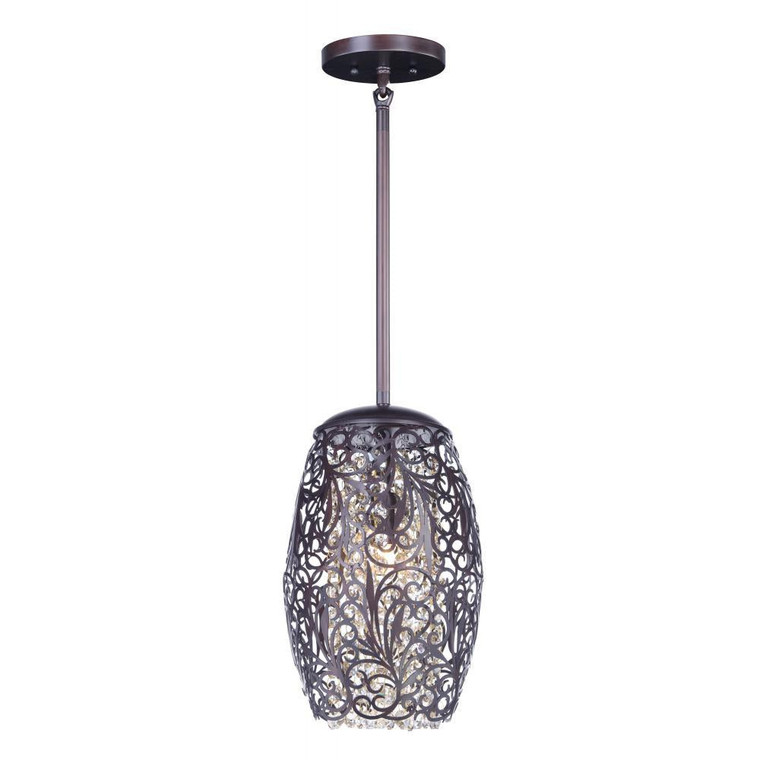 Arabesque 6.5 Inch Mini Pendant – Oil Rubbed Bronze