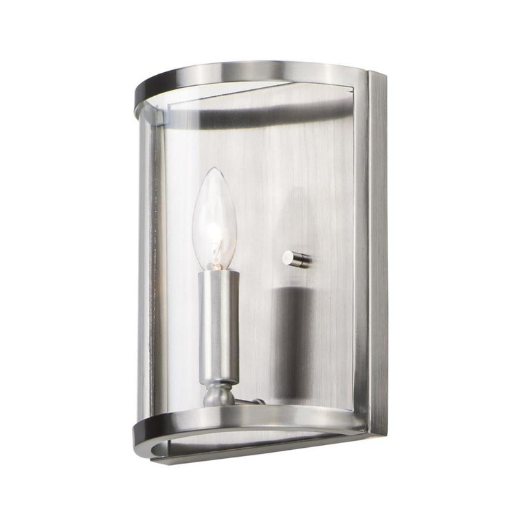 Sentinel Wall Sconce - Satin Nickel