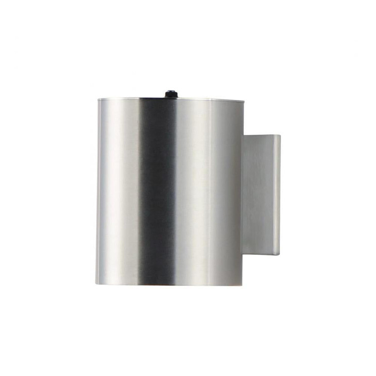 Outpost 5 Inch Outdoor Wall Lantern – Brushed Aluminum