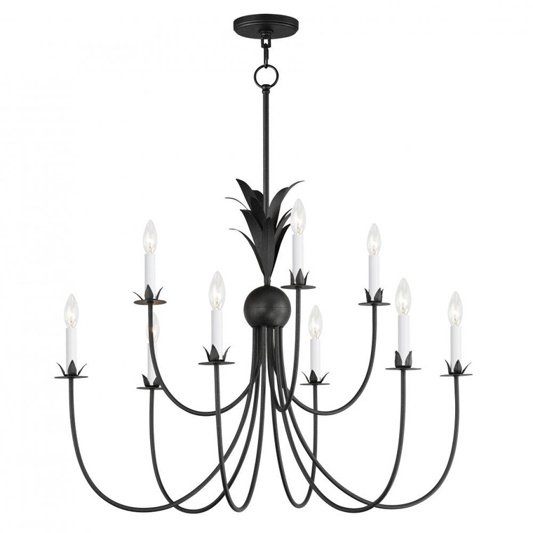 Paloma 36 Inch Chandelier – Anthracite