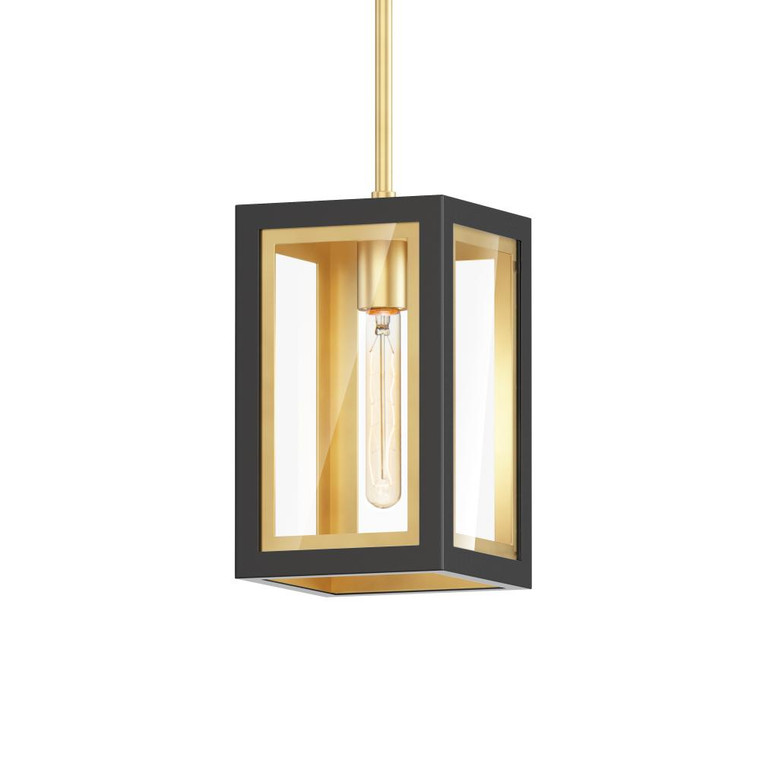 Neoclass-Outdoor Pendant - Black / Gold