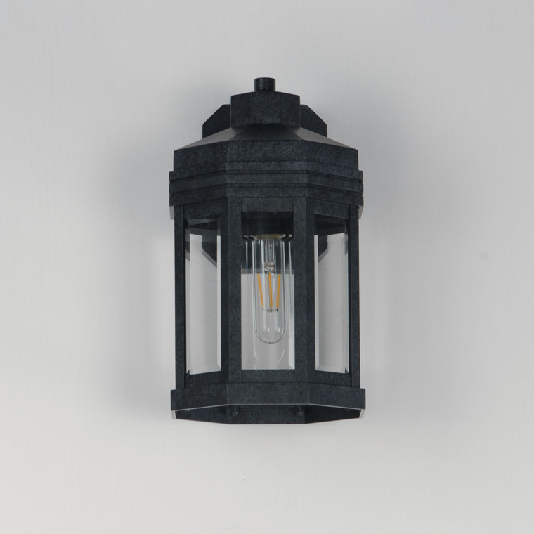 Wright 7 Inch Outdoor Wall Lantern – Black Patina
