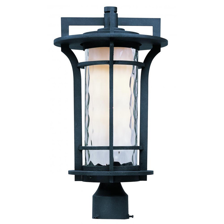 10 Inch Outdoor Post Lantern – Black Oxide