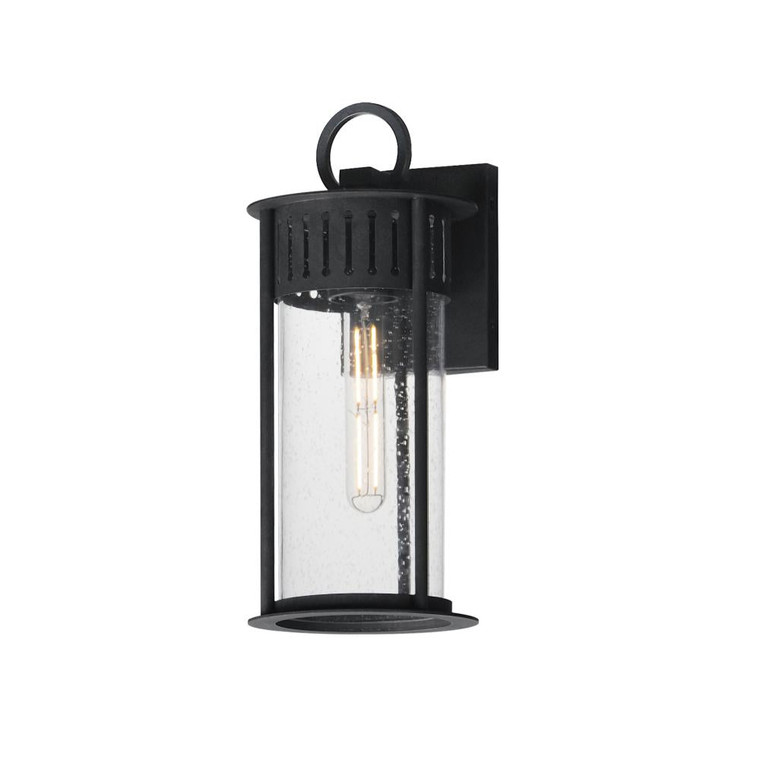 Windsor 6.5 Inch Outdoor Wall Lantern – Black Patina