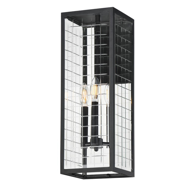 Magnus 7 Inch Outdoor Wall Lantern – Black