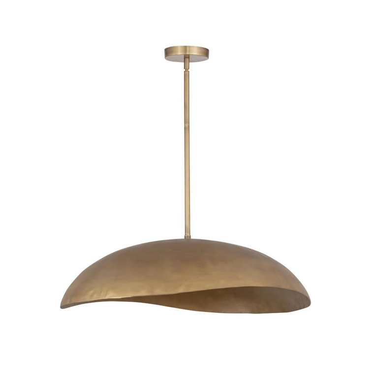 Denarii 24.5 Inch Semi Flush Mount Light – Natural Gold