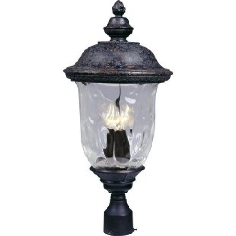 12 Inch Outdoor Post Lantern – Oriental Bronze