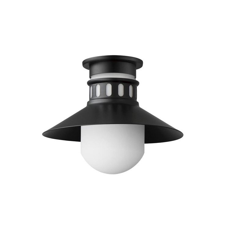 Admiralty 12 Inch Flush Mount Light – Black