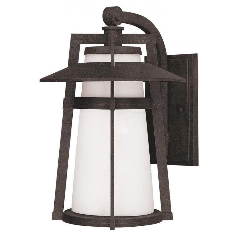 Calistoga 9 Inch Outdoor Wall Lantern – Adobe